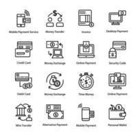 Pack of Payment Icon Vectors