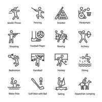 Pack of Olympics Games Icon Vectors