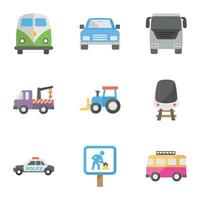 Pack of Road Travel Icon Vectors