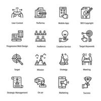 Pack of Social Media Icons vector