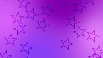 CG of purple background including star shaped object video