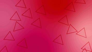 CG of red background including triangle shaped object video