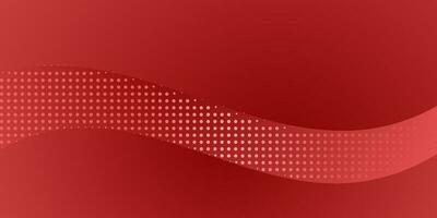 red abstract background with waves vector