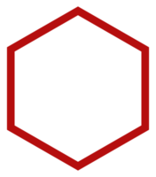 Bienenwabe Form, Bienenstock oder Biene Haus form, sechseckig, können verwenden zum rahmen, Emblem, Logo Gramm, Apps, Piktogramm, Dekoration, aufwendig, Fliese, Mosaik, Hintergrund, Webseite oder Grafik Design Element. png