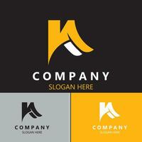 Letter KA, AK initial Logo, simple and Luxury monogram Icon Vector business identity design Template