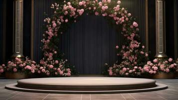 AI generated Whimsical wedding design for your creative work photo