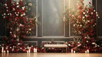 AI generated Opulent wedding design for your creative work photo