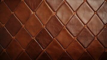 AI generated Leather Background. Texture, Wallpaper, Material photo