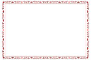Heart Swirl Romantic Love ornaments isolated border layout, red hearts ornate award frame border, Valentines Day Card Border Square frame design, decorative heart rectangle frame vector element