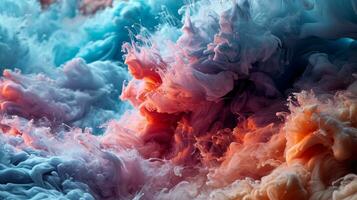 AI generated Abstract colorful background design photo