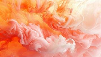 AI generated Colorful abstract background. Smoke and fog wallpaper. photo