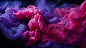 AI generated Abstract purple paint splash for desktop wallpaper, Generative AI photo