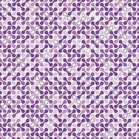 Purple seamless geometric metaballs pattern vector