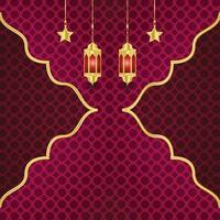 Ramadan or ramadhan kareem with masjid mosque islamic lantern transparent background arabesque pattern shab e barat shaban and laylat ul qadar vector