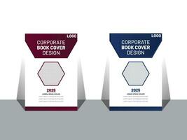 Company book cover design templat. vector