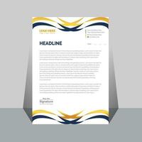 business letterhead design. vector