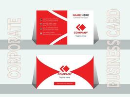 Professional business card design. vector