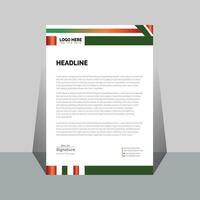 business letterhead design. vector