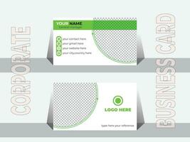 Professional business card design. vector