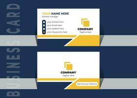 Professional business card design. vector