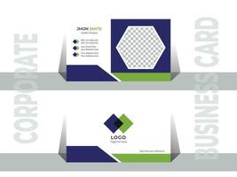 Professional business card design. vector