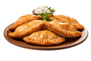 ai gerado empanadas em transparente fundo. ai png