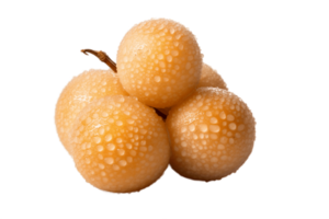 ai généré une longan fruit sur une transparent Contexte. ai png