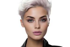 AI generated Makeup Artist on Transparent Background. AI png