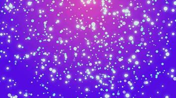 abstract background with particles  slow motion glowing particles on blue background, seamless 4k loop animation video