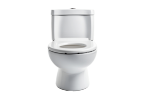 AI generated Toilet Bowl Open Isolated on a Transparent Background. AI png