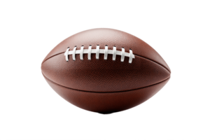AI generated American Football Ball on Transparent Background. AI png