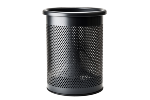 AI generated Garbage Can Isolated on a Transparent Background. AI png