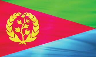 Illustration of Eritrea Flag and Editable vector Eritrea Country Flag