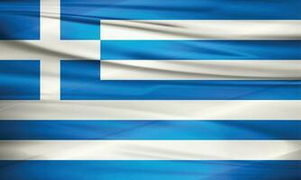 Illustration of Greece Flag and Editable Vector of Greece Country Flag