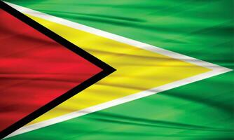 Illustration of Guyana Flag and Editable vector Guyana Country Flag