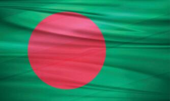 ilustración de Bangladesh bandera y editable vector Bangladesh país bandera