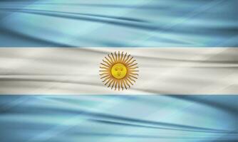 Illustration of Argentina Flag and Editable Vector of Argentina Country Flag