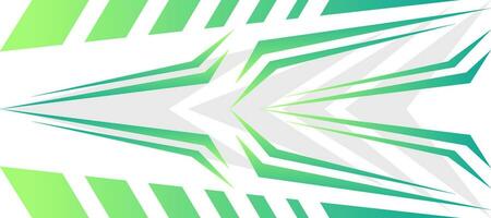 sporty arrow green gradient gaming jersey print background vector