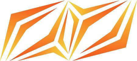 sporty arrow orange gradient jersey abstract background vector