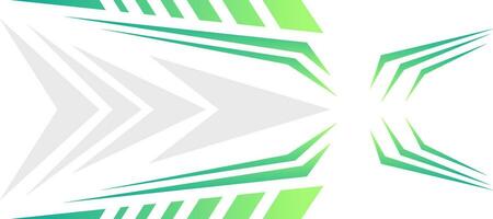 sporty arrow green gradient jersey abstract background vector