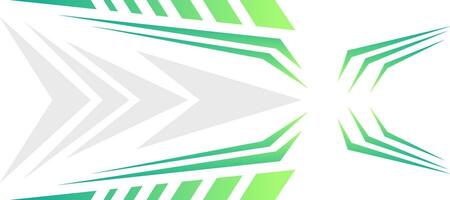 sporty arrow green gradient jersey abstract background vector