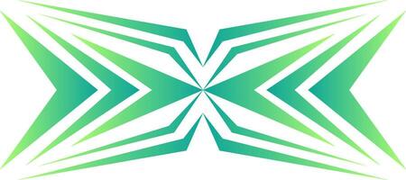 sporty fast speed stripes green gradient geometric gaming jersey background vector