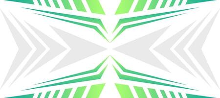 sporty arrow sharp green gradient jersey abstract background vector