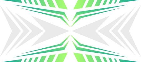 sporty arrow sharp green gradient jersey abstract background vector