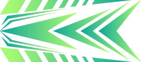 sporty speed sharp arrow green gradient gaming jersey background vector