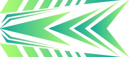 sporty speed sharp arrow green gradient gaming jersey background vector