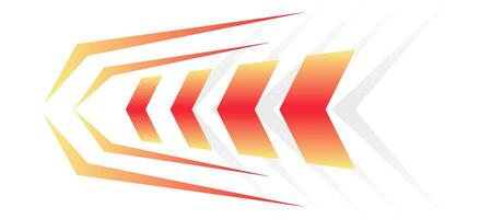 sporty chevron fast red gradient geometric jersey background vector