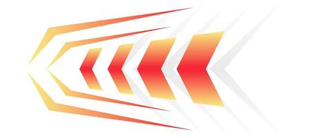 sporty chevron fast red gradient geometric jersey background vector