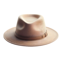 AI generated Isolated hat cutout object on transparent background, PNG file