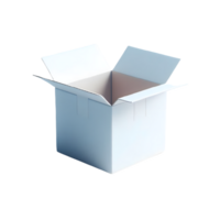 AI generated Isolated box cutout object on transparent background, PNG file